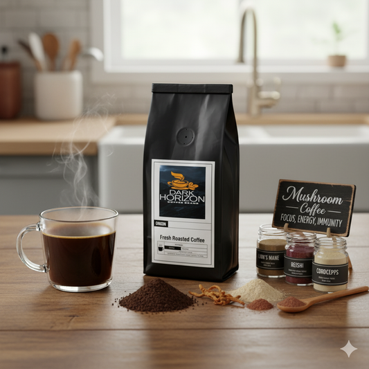 Coffee with Mushrooms Dark Roast